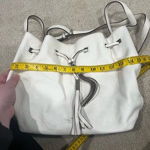 Kate Spade Outlet white bucket bag
